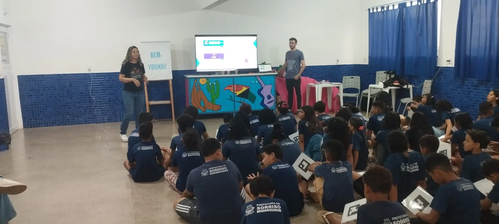 Atividade educativa em sala de aula